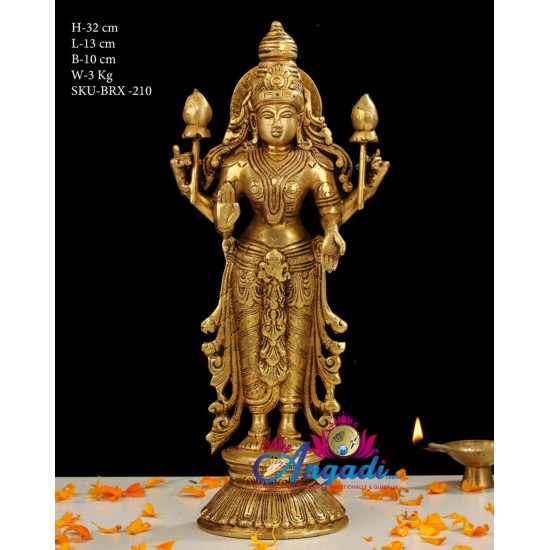 Lakshmi Brass Statue