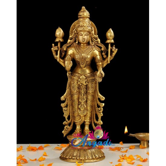 Lakshmi Brass Statue