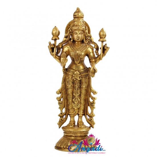 Lakshmi Brass Statue