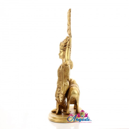 Kovadhana Krishna Brass Statue Kovadhana Krishna Brass Statue