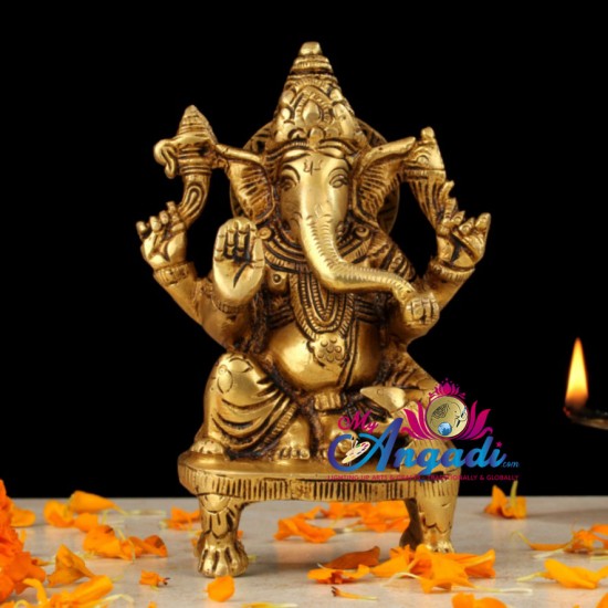 Vinayagar Brass Statue Vinayagar Brass Statue