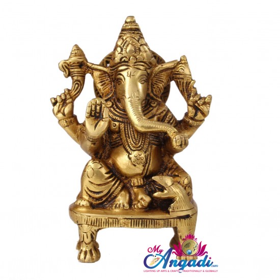 Vinayagar Brass Statue Vinayagar Brass Statue