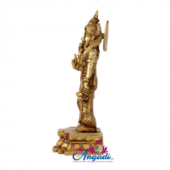 Radha Krishna Brass Statue