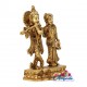 Radha Krishna Brass Statue