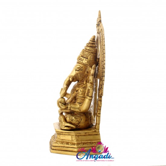 Ganesha Brass Statue