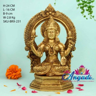 Lakshmi Brass Statue