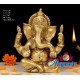 Ganesha Brass Statue