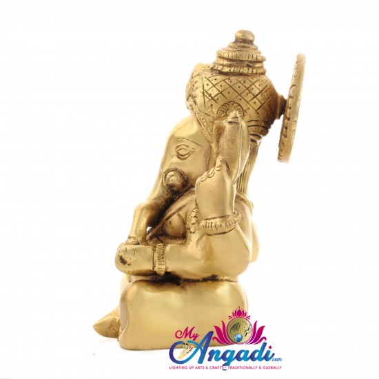 Ganesha Brass Statue