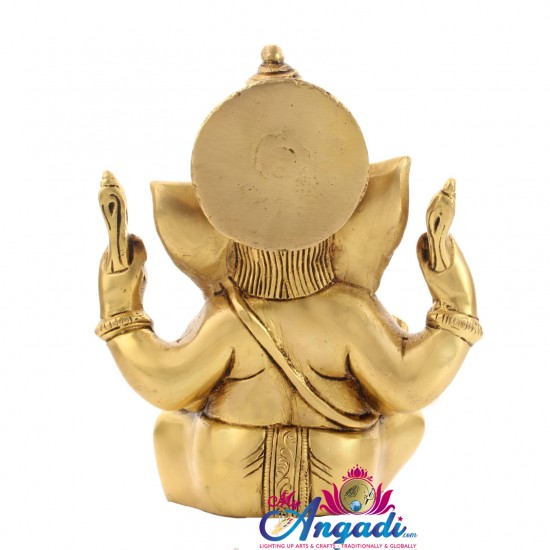 Ganesha Brass Statue