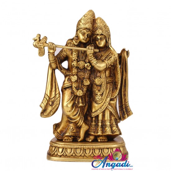 Radha Krishna Brass Statue Radha Krishna Brass Statue