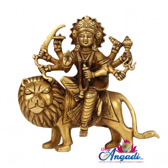 Durga Devi Brass Statue Durga Devi Brass Statue