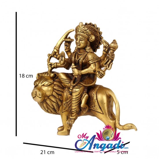 Durga Devi Brass Statue Durga Devi Brass Statue