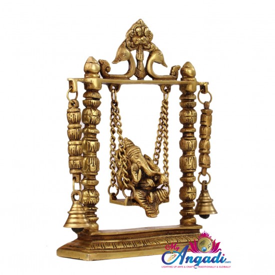 Swinging Ganesha Brass Statue Swinging Ganesha Brass Statue