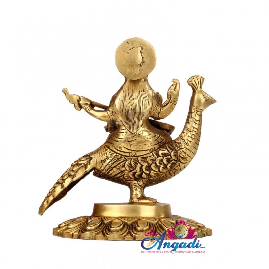 Saraswthi Brass Statue