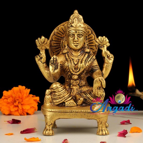 Lakshmi Ganesha Brass Statue