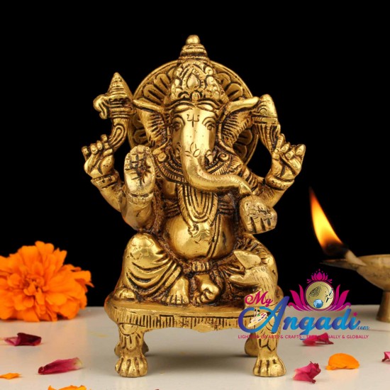 Lakshmi Ganesha Brass Statue Lakshmi Ganesha Brass Statue