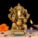 Lakshmi Ganesha Brass Statue