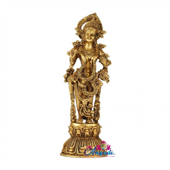 Radha Brass Statue