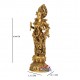 Radha Brass Statue