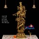 Krishna Fluting  Brass Statue