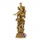 Krishna Fluting  Brass Statue