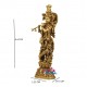 Krishna Fluting  Brass Statue