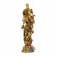 Krishna Fluting  Brass Statue