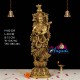 Radha Brass Statue