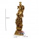 Radha Brass Statue