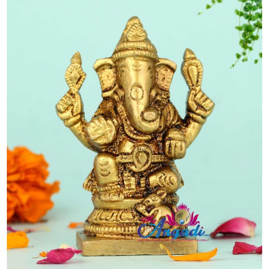 Ganesha Brass Statue Ganesha Brass Statue