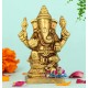 Ganesha Brass Statue