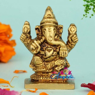 Ganesha Brass Statue