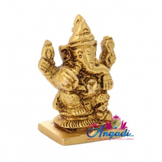 Ganesha Brass Statue