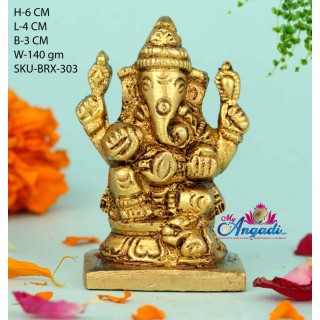 Ganesha Brass Statue