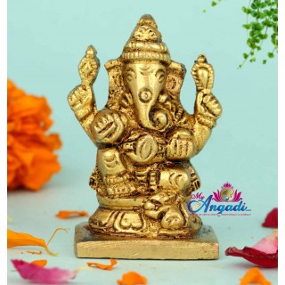 Ganesha Brass Statue
