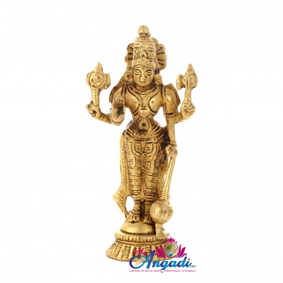 Vishnu Brass Statue