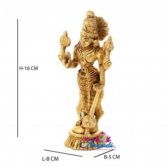 Vishnu Brass Statue