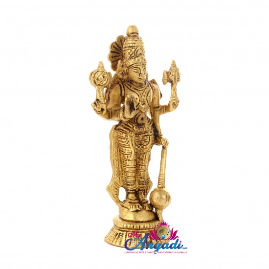 Vishnu Brass Statue