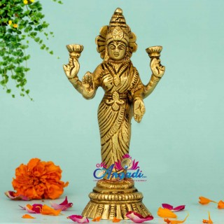 Lakshmi Brass Statue