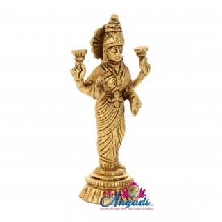 Lakshmi Brass Statue