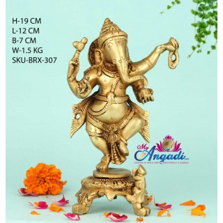  Ganesha Brass Statue