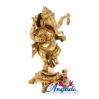  Ganesha Brass Statue
