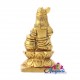 Krishna With Butter Brass Statue