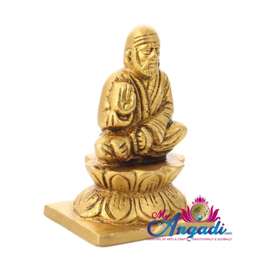 Sai baba Brass Statue