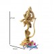 Ganesha Dancing On Snake Brass Statue