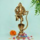 Ganesha Dancing On Snake Brass Statue