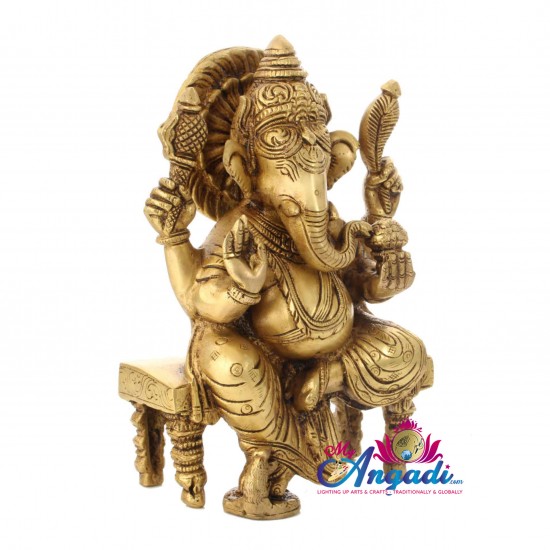 Ganesha Brass Statue