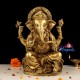 Ganesha Brass Statue