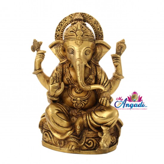 Ganesha Brass Statue Ganesha Brass Statue