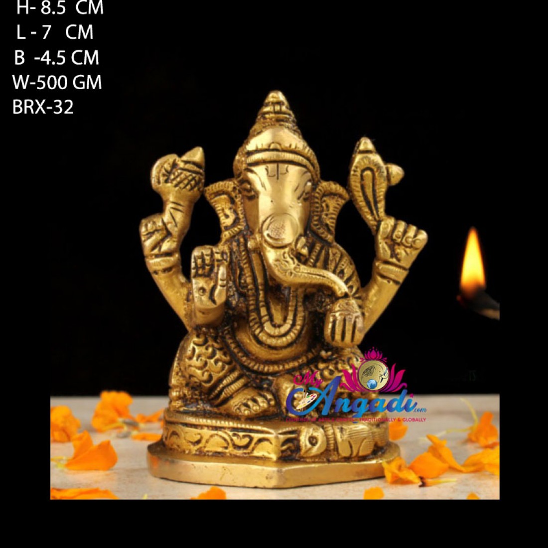 vinayagar Brass Statue